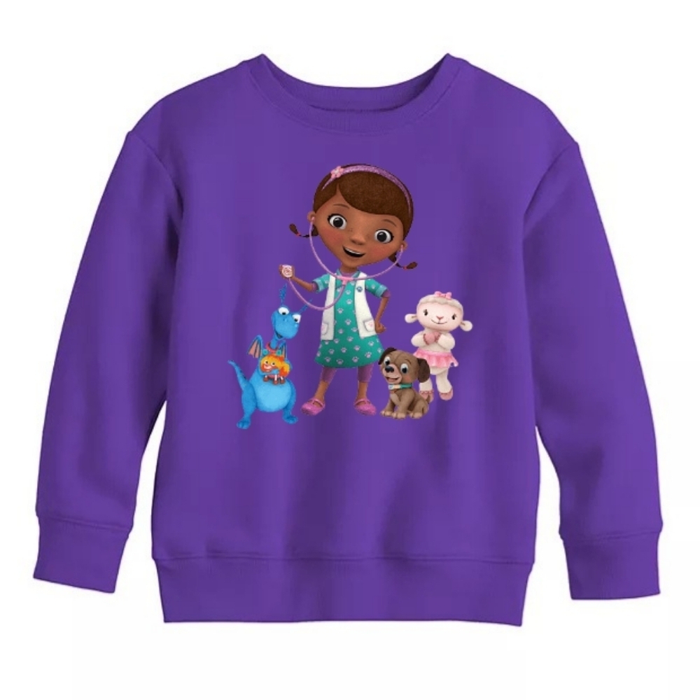 Kids custom sweatshirt Doc McStuffins